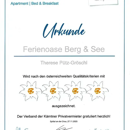 Ferienoase Berg & * Feldkirchen in Kärnten