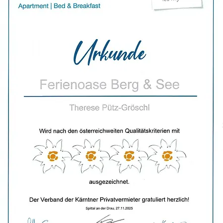 Apartmán Ferienoase Berg &